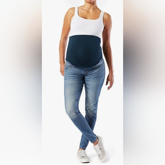 Signature by Levi Strauss & Co. Gold Label Women's Maternity Skinny Jeans - Picture 1 of 10